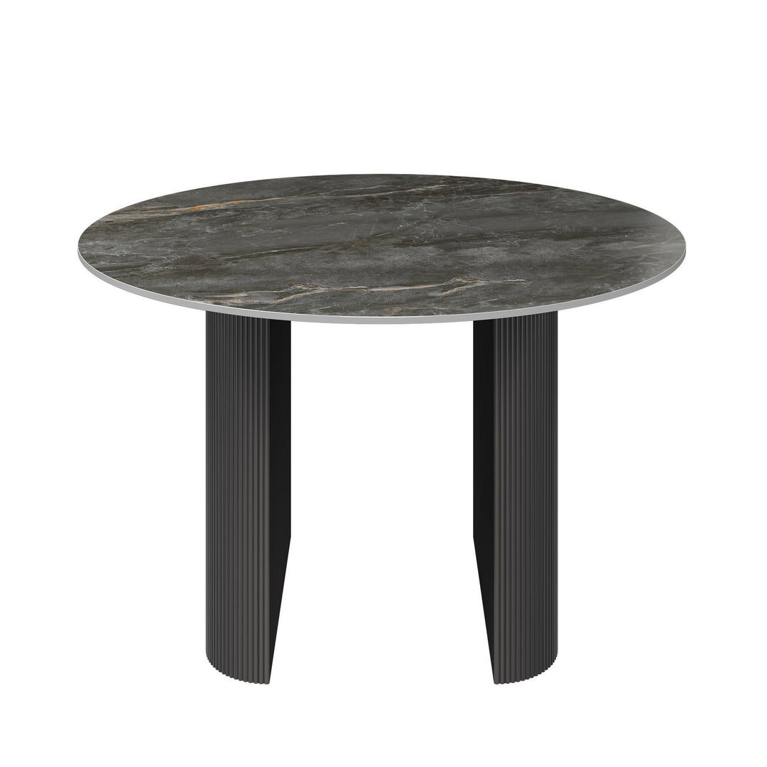 Austin Round Gloss Ceramic Dining Table