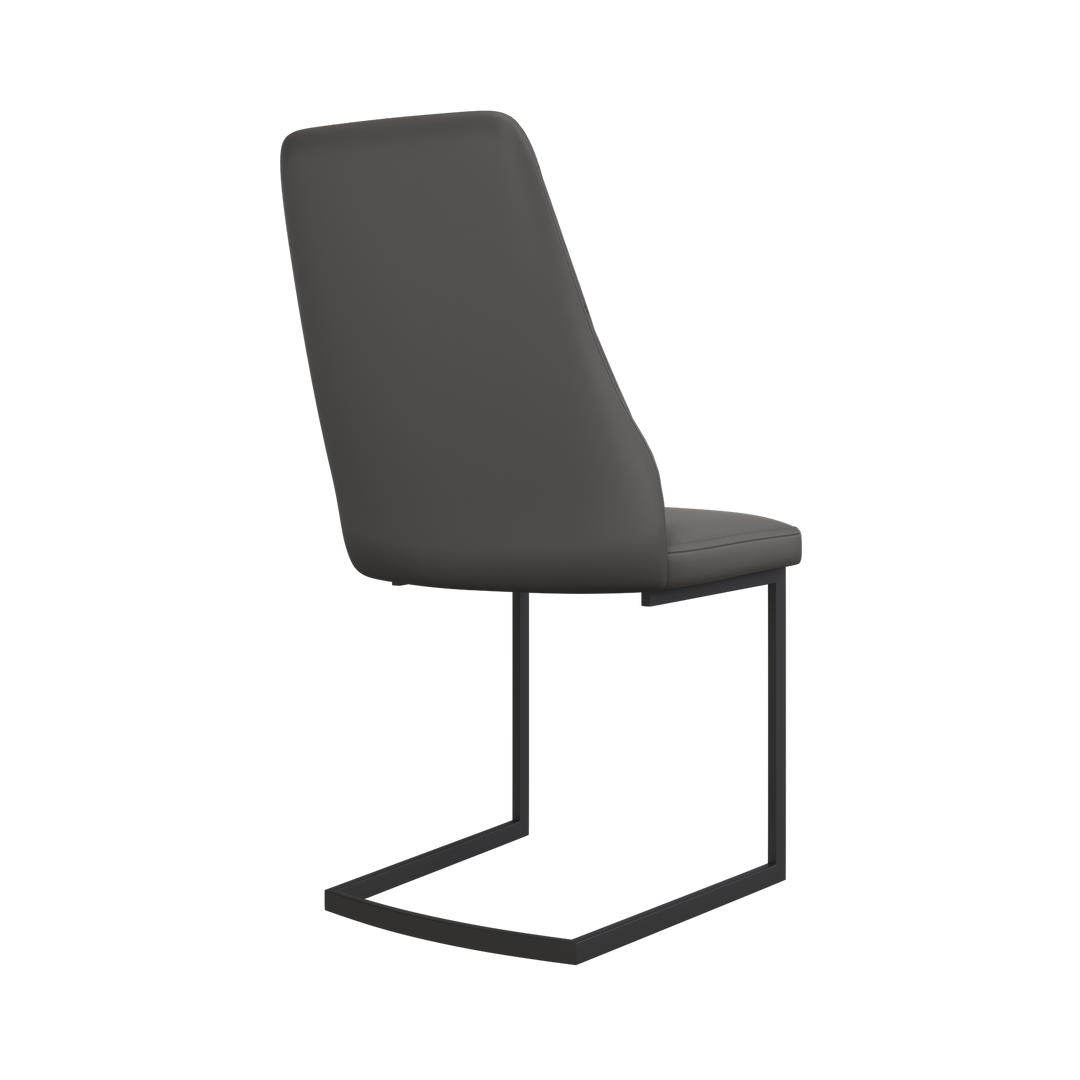 Castello Leather Dining Chair Light Grey