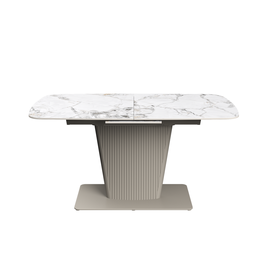 Castello 160-200cm Ceramic Extending Dining Table White