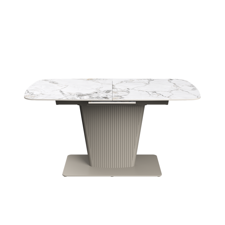 Castello 160-200cm Ceramic Extending Dining Table White