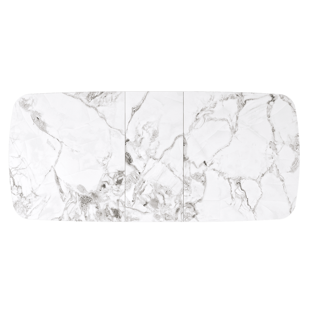 Castello 160-200cm Ceramic Extending Dining Table White