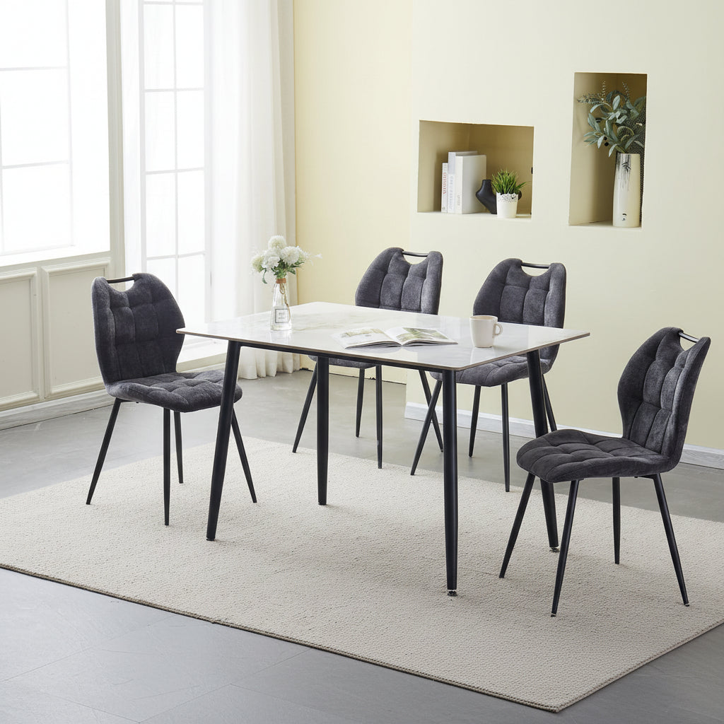 Cody Dining Table Rectangle 1200 With chairs