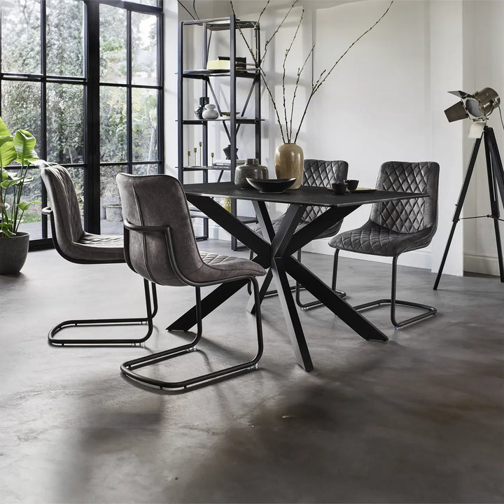 Apollo Small Table and 4 Chairs Dining Set