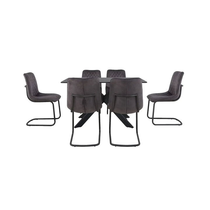 Apollo Small Table and 4 Chairs Dining Set