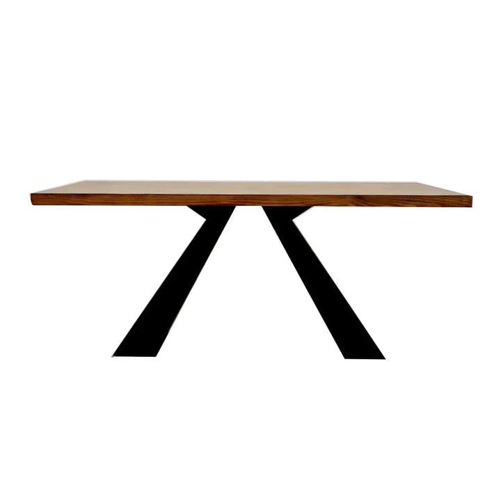 Edmunds Solid Wood Top Black Pedestal Base Dining Table Set
