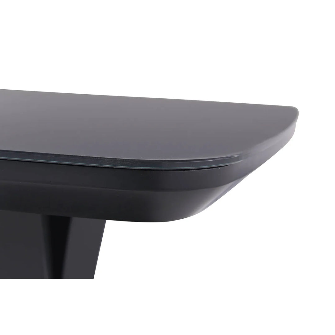 Modern Charcoal Coffee Table with Sleek Finish