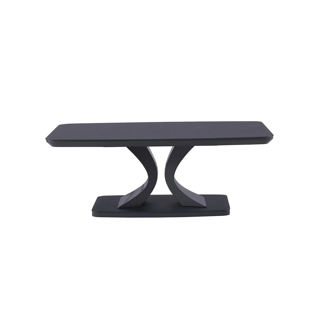Modern Charcoal Coffee Table with Sleek Finish