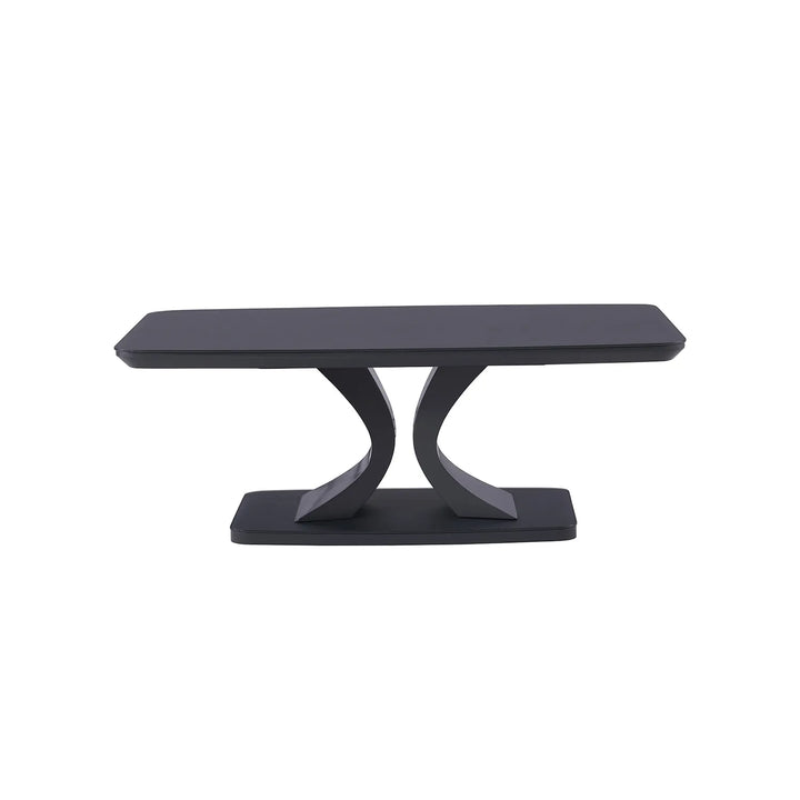 Modern Charcoal Coffee Table with Sleek Finish