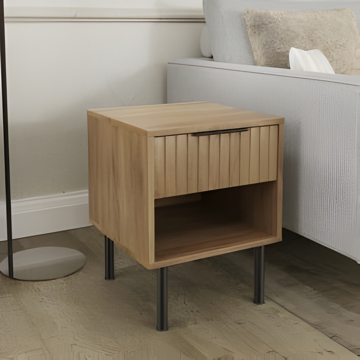 NERVATA LAMP TABLE OAK