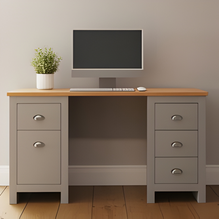 LANCASTER STUDY DESK GREY