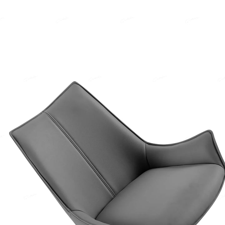 Ramada Swivel Extension Dining Table Set with 4 Grey Swivel Chairs