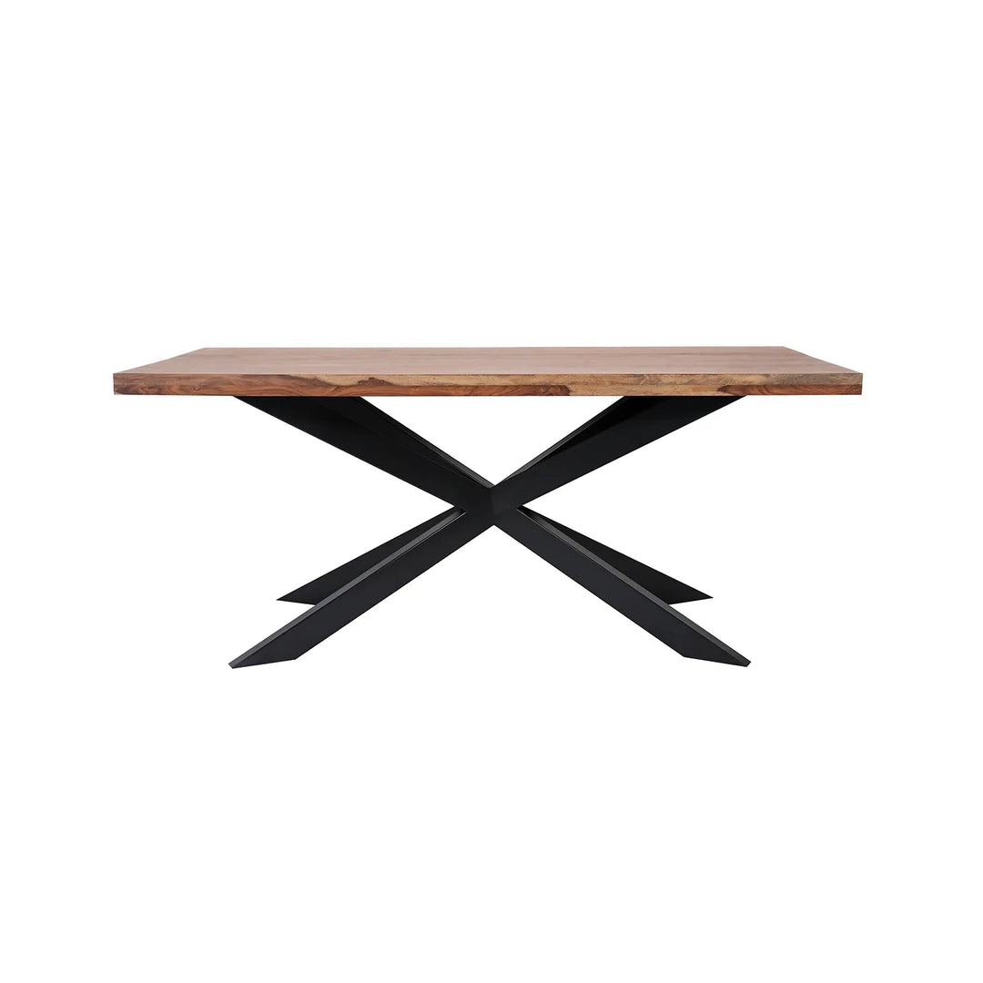 Hoxton Large Sheesham Wood Dining Table with Toronto Dining Chairs