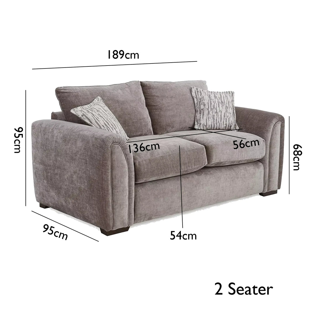 Utopia Dion Chenille Fabric Sofa Collection