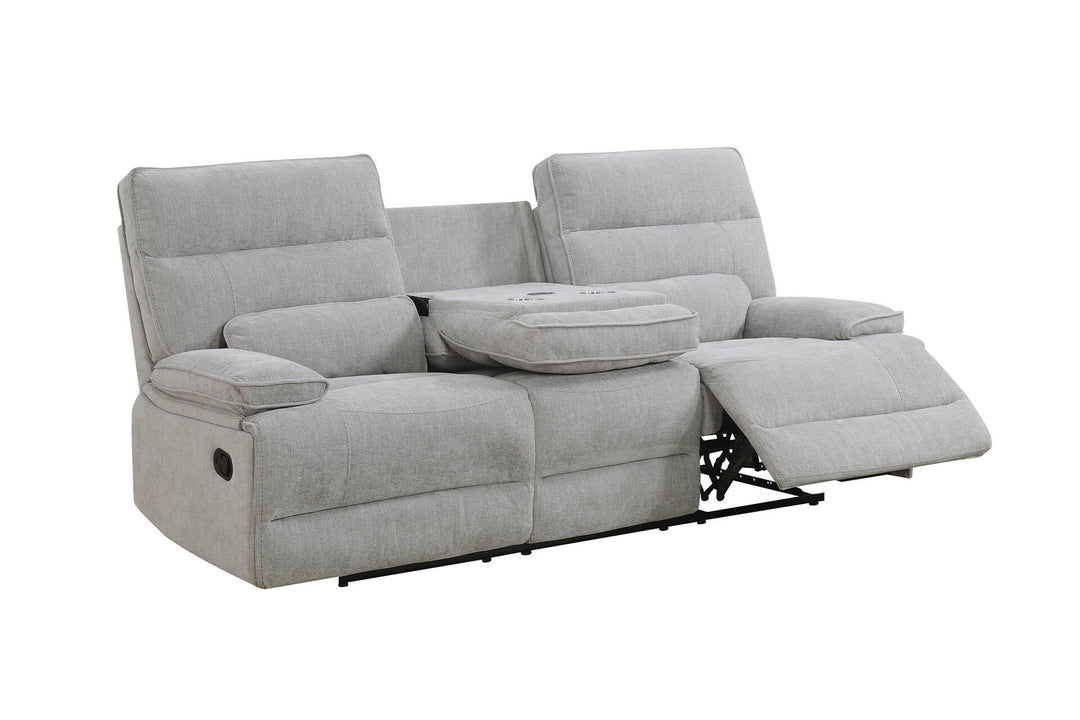 Eloise 3 Seater Manual Recliner Grey