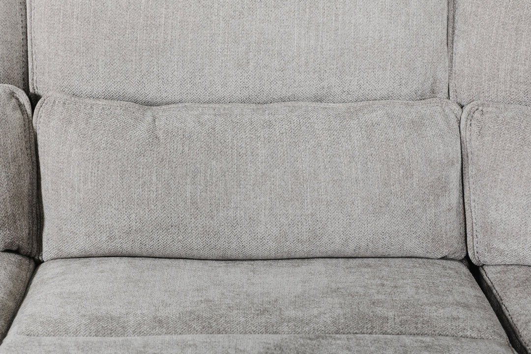 Eloise 3 Seater Manual Recliner Grey