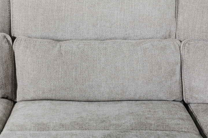 Eloise 3 Seater Manual Recliner Grey