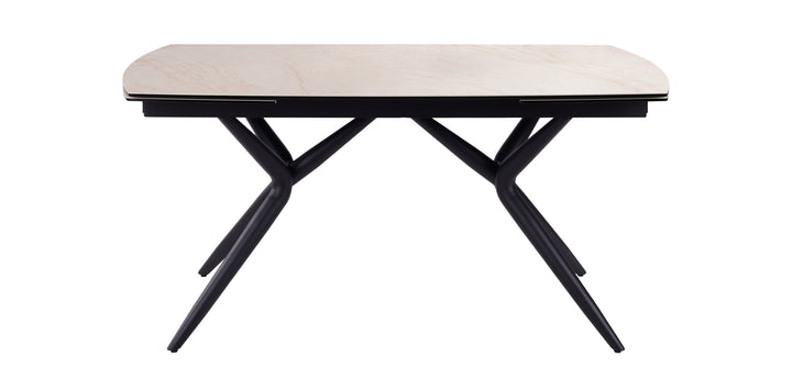 Euphoria Italian ceramic table in matte grey