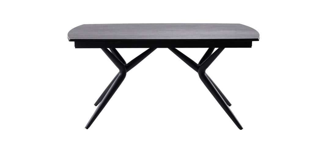 Euphoria Italian ceramic table in matte grey