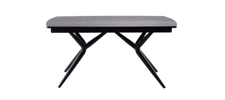 Euphoria Italian ceramic table in matte grey