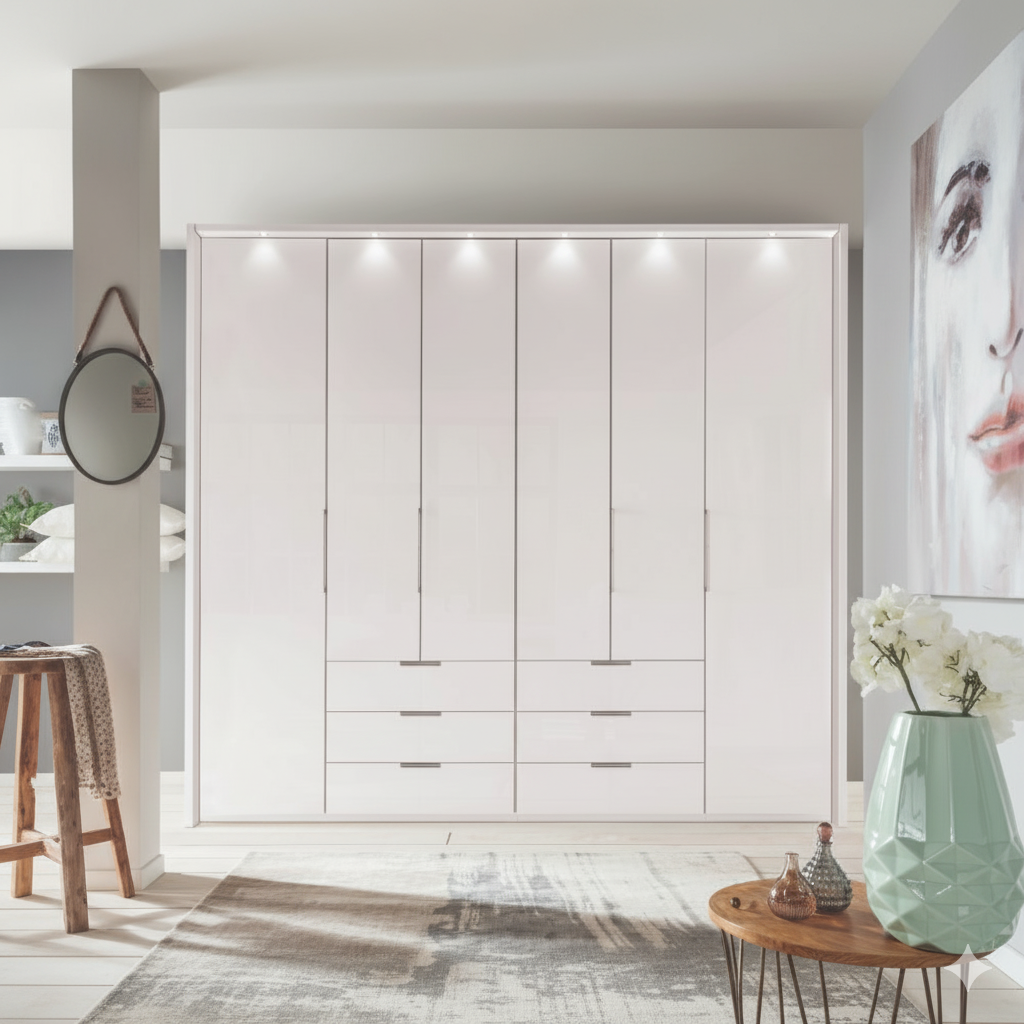 Wiemann Monaco 1000 Combi Wardrobe With 6 Hinged Doors