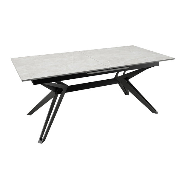 Kore Light Grey Sintered Stone Dining Table Set