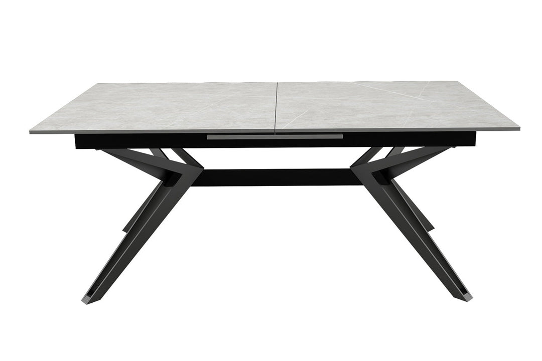 Kore Light Grey Sintered Stone Dining Table Set