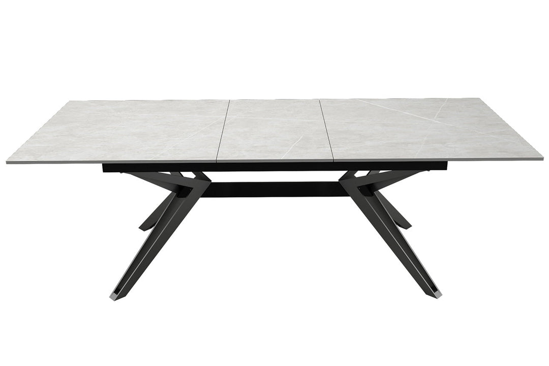 Kore Light Grey Sintered Stone Dining Table Set