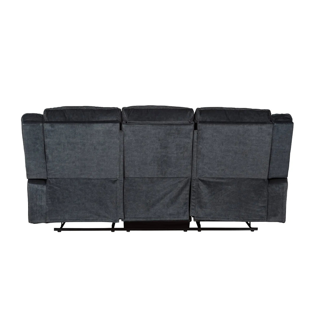 Klayton 3 Seater Manual Recliner Sofa in Khaki