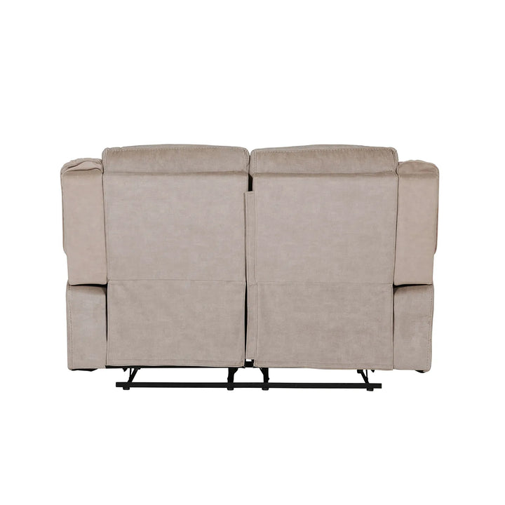 Klayton 2 Seater Manual Recliner Sofa in Khaki