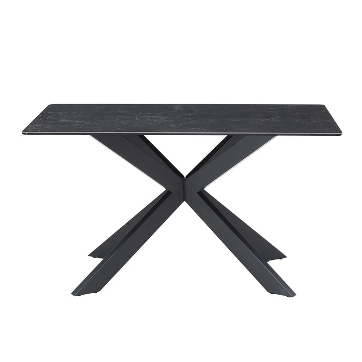 The Orion Industrial Corner Nook Set | Grey Ceramic Table & Bench Suite