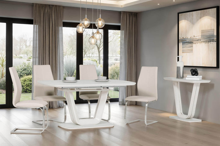 Lazzaro Extending Dining Table 1200–1600 Putty