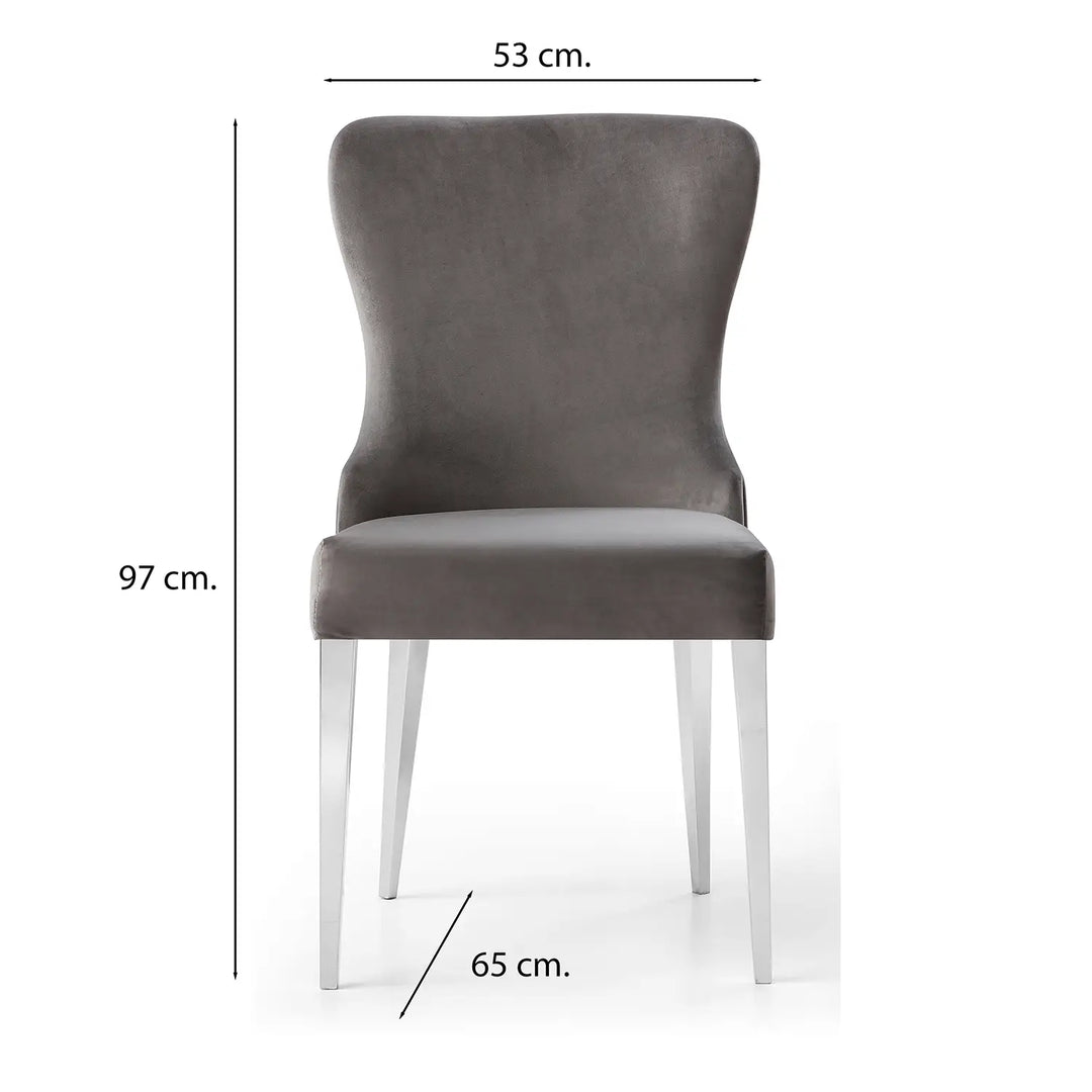 Chic Grey Marble Dining Suite with 4 Diamond-Stitched Pink Chairs