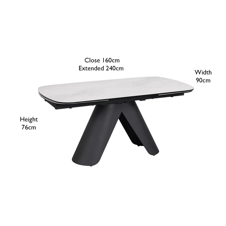 Cameo Dining Table with 4 Perla Carver Swivel Chairs