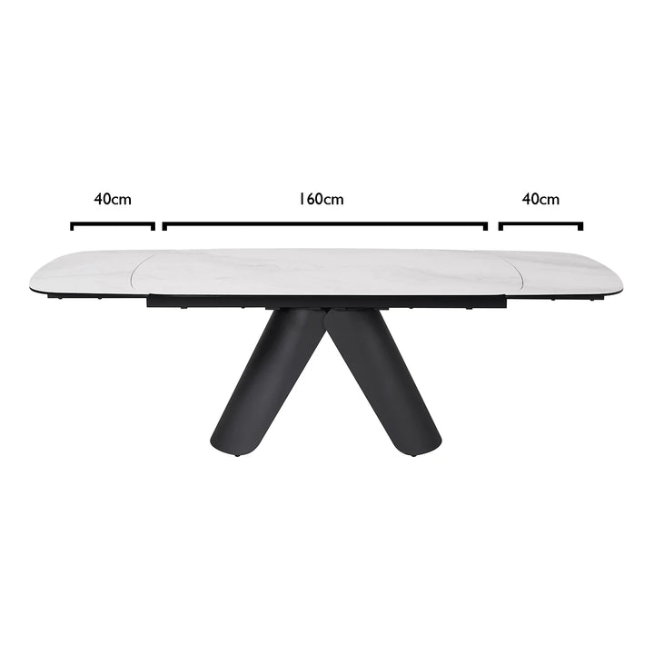 Cameo Dining Table with 4 Perla Carver Swivel Chairs