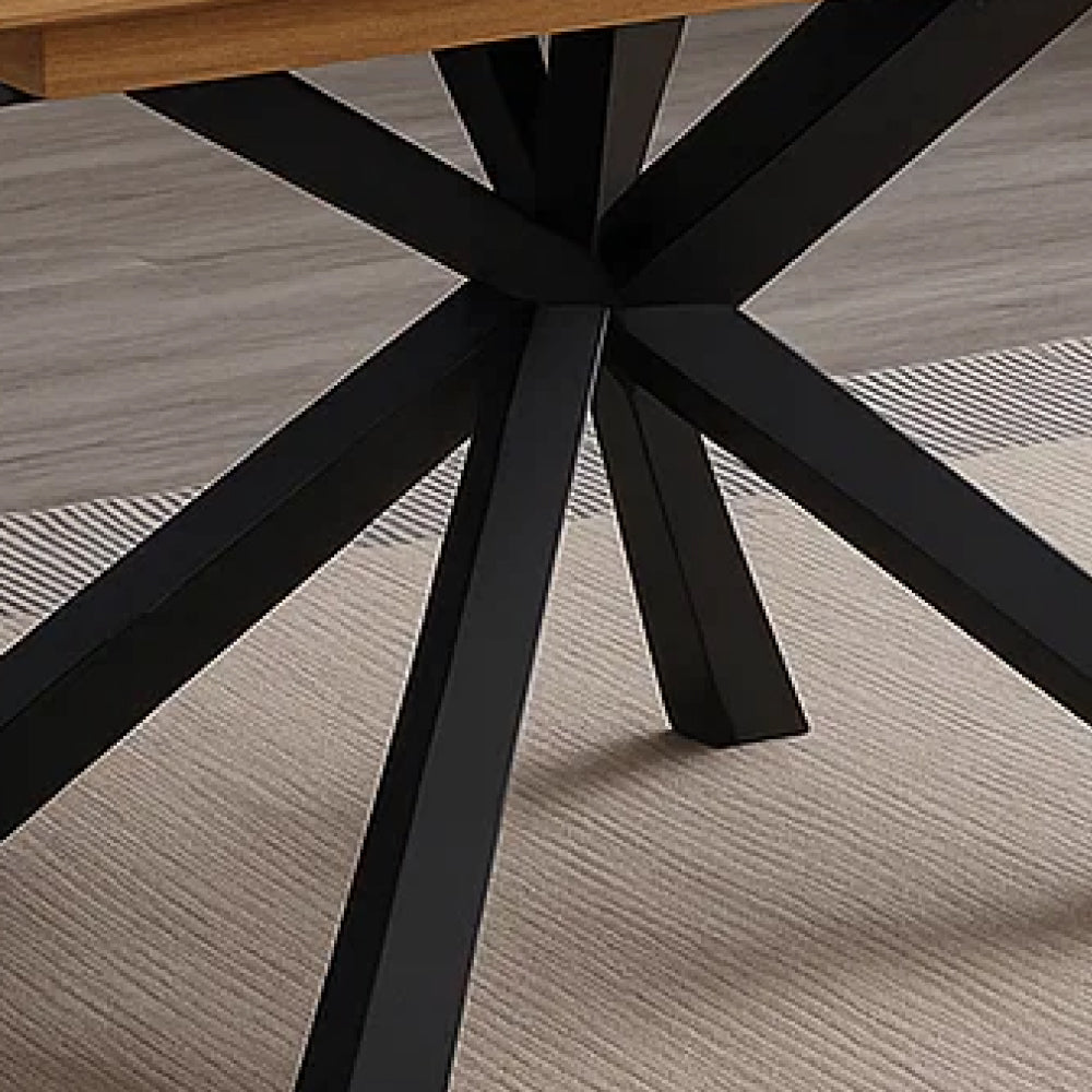 Hereford 160CM Extending Dining Table With Wooden Base