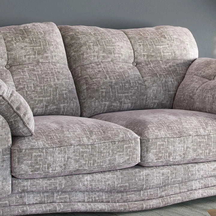 Nicole Fabric Upholstered 3 Seater Sofa