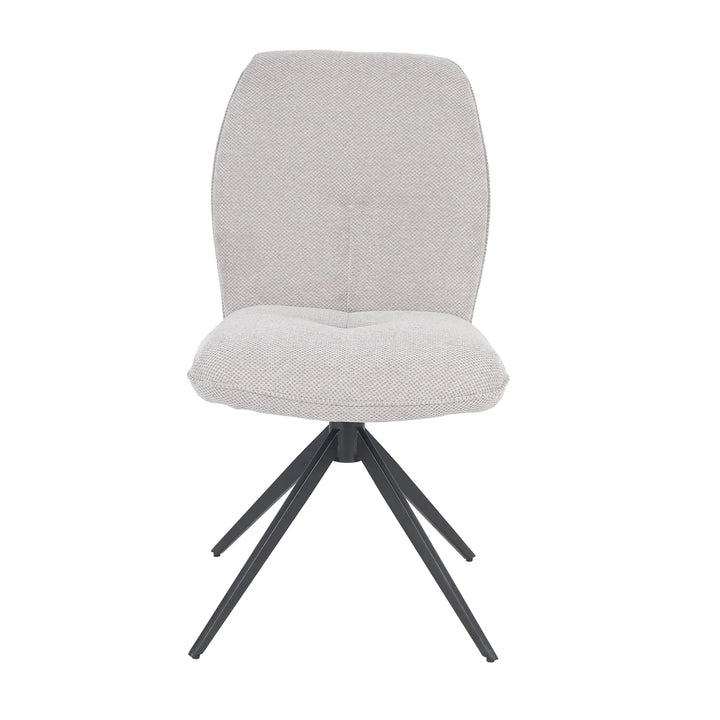 Pearl Extending Dining Table with 4 Swivel Dining Chairs