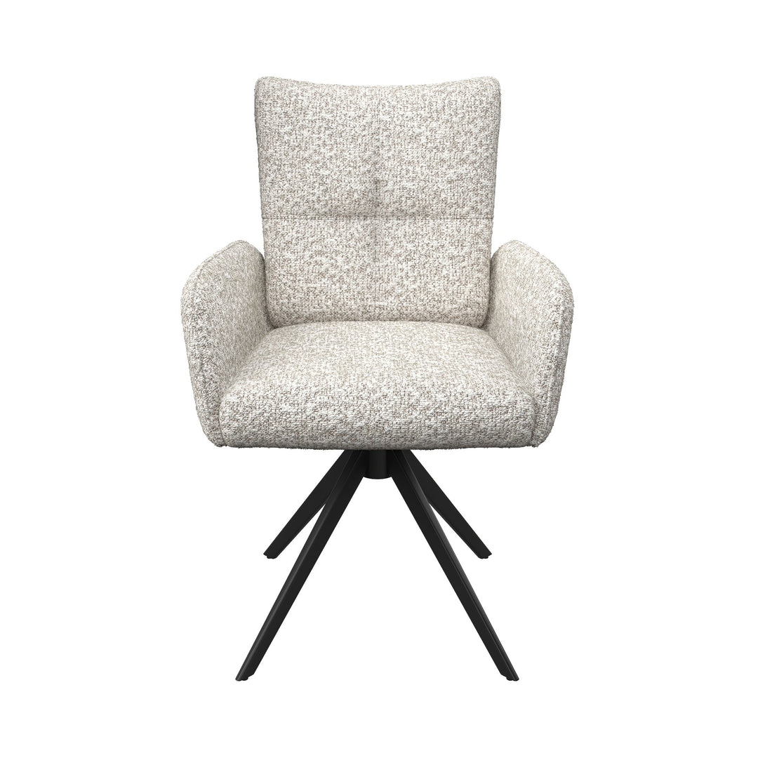 Rimini Fabric Swivel Arm Chair