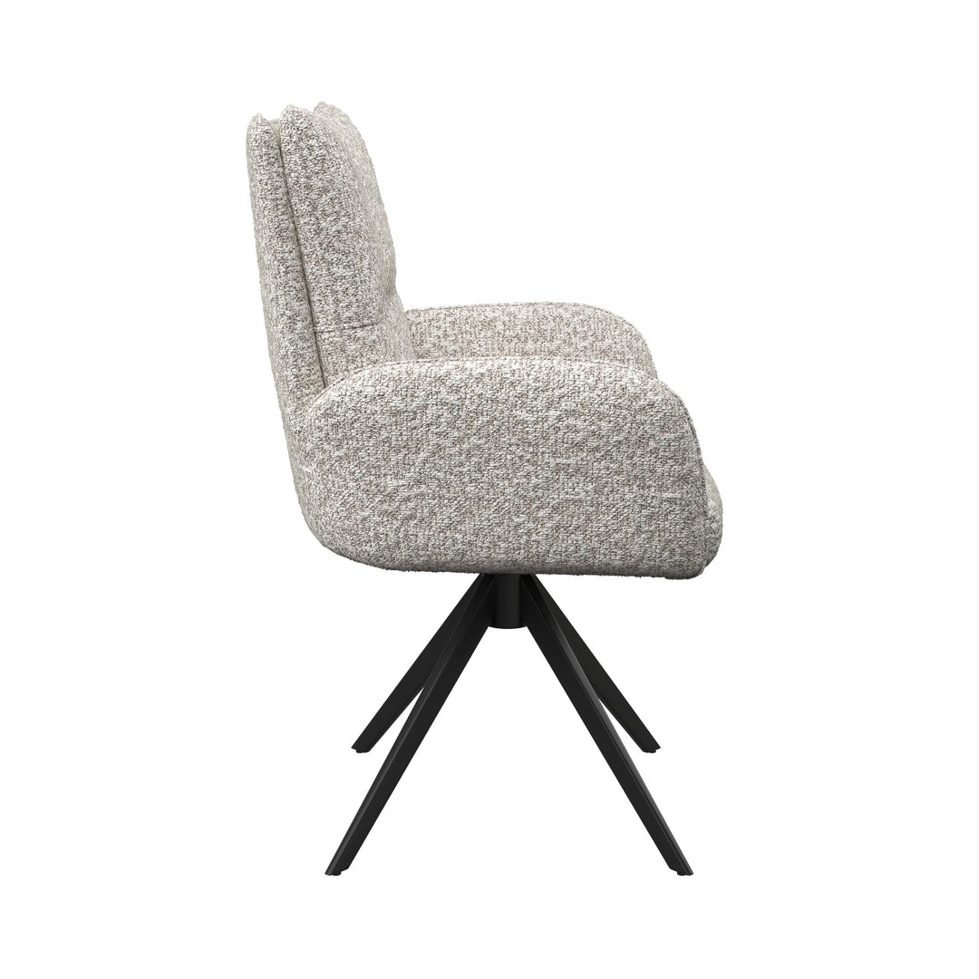Rimini Fabric Swivel Arm Chair