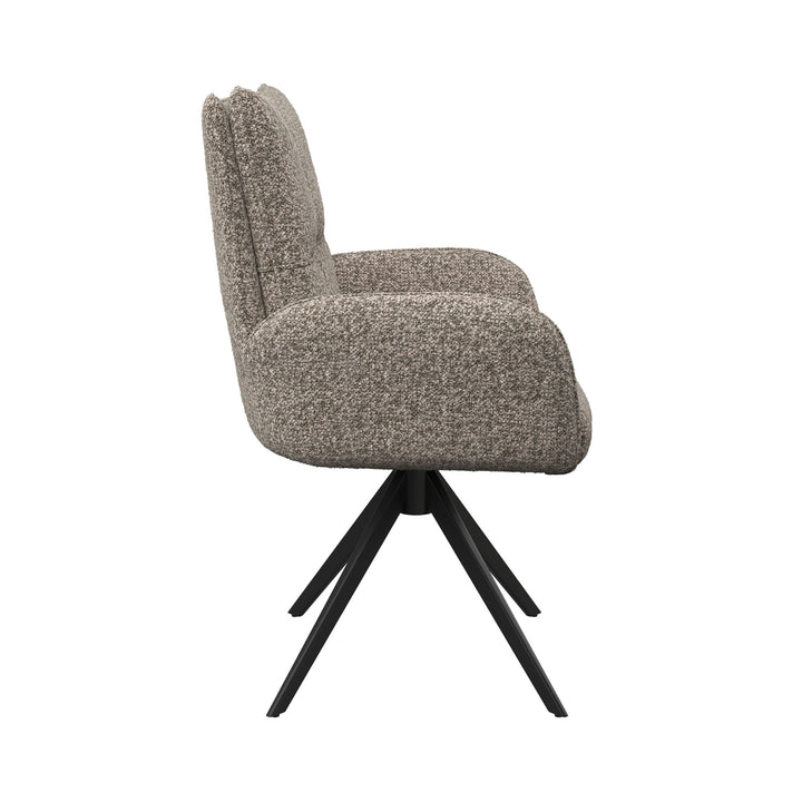 Rimini Fabric Swivel Arm Chair