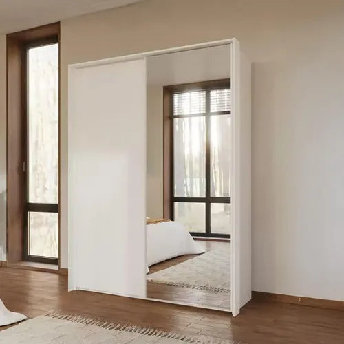 TARO Sliding Door Wardrobe – With Mirror Doors