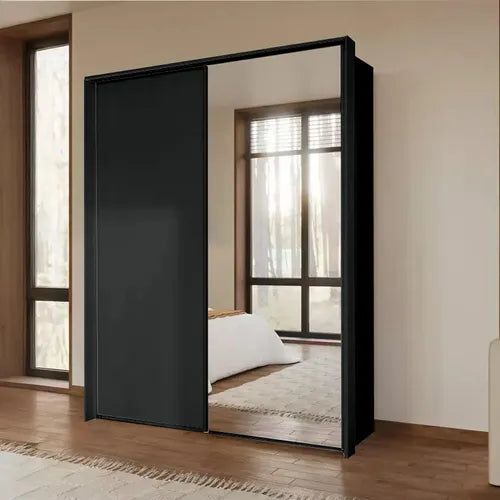 TARO Sliding Door Wardrobe – With Mirror Doors
