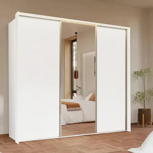 TARO Sliding Door Wardrobe – With Mirror Doors