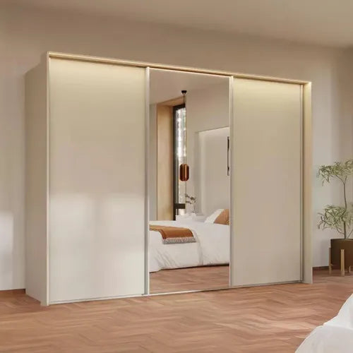 TARO Sliding Door Wardrobe – With Mirror Doors