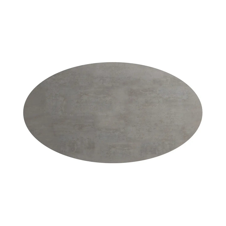 The Apex 160cm Ash Grey Oval Dining Suite