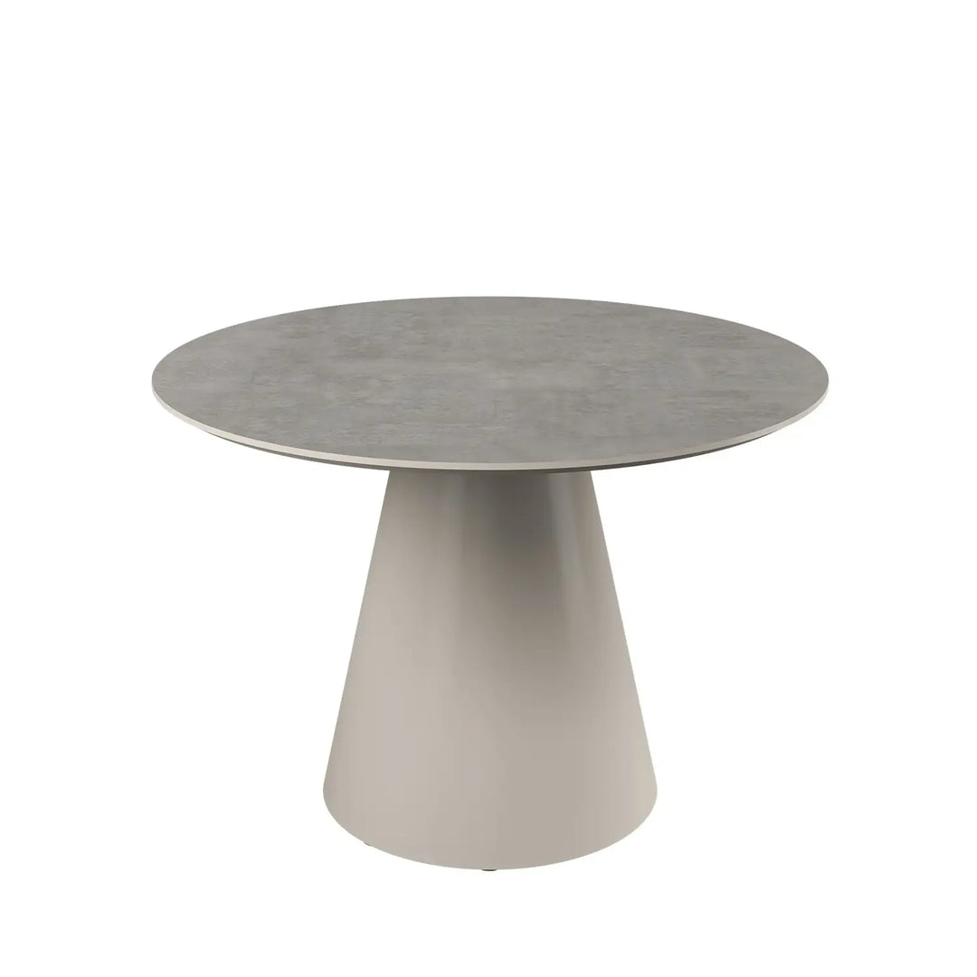 The Apex 120cm Ash Grey Round Dining Suite