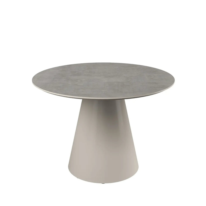 The Apex 120cm Ash Grey Round Dining Suite