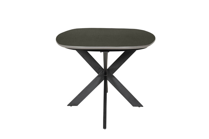 Sadia Oval Dining Table Set - Smoke 2000mm