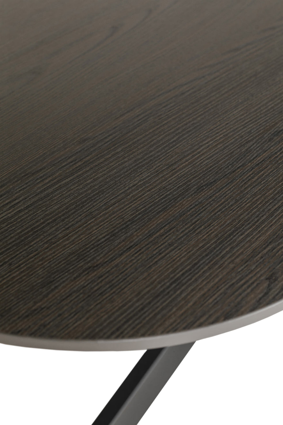 Sadia Oval Dining Table Set - Smoke 2000mm