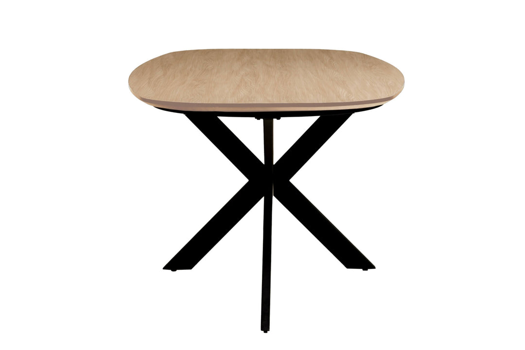 Sadia Oval Dining Table Set - Natural 2000mm
